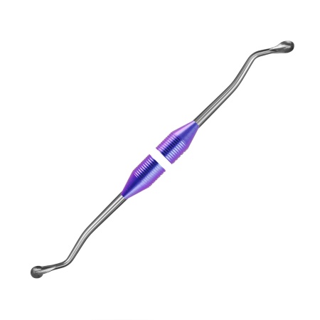 11-09 Ложка кюретажная изогнутая короткая большая 3,3